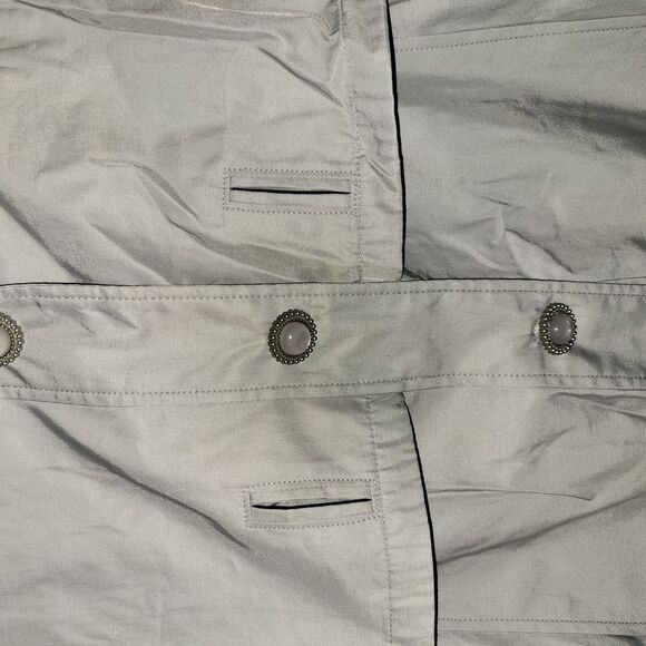 Betsey Johnson Gray Cape Lightweight Tailored - Picture 7 of 7